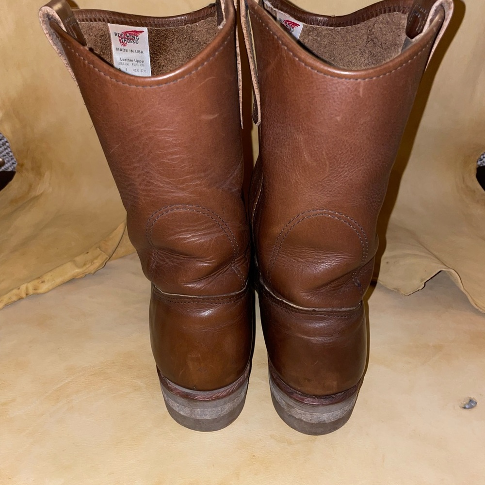 Red Wing Shoes Dark Brown Western Boots - Picture 3 of 7